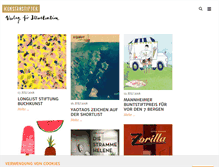 Tablet Screenshot of kunstanstifter.de
